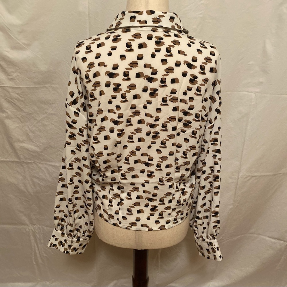 Fate Printed Button Down Blouse - image 4